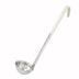 Thumbnail image #1 for Winco Color-Coded 3 oz Ivory One-Piece Stainless Steel Ladle with 13-Inch Handle