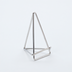 Thumbnail image #1 for American Metalcraft Geometric Metal Menu/Card Holder, 3 Inch, Silver