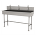 Thumbnail image #1 for Advance Tabco 60-Inch 3-Station ADA Compliant Freestanding Multiwash Hand Sink with Electronic Faucets