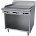 Thumbnail image #1 for Garland Cuisine 36-Inch Gas Plancha Range with 5/8-Inch Steel Plate and Open Storage Cabinet Base