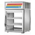 Thumbnail image #1 for True Pass-Thru Countertop Glass Door Refrigerated Merchandiser, Stainless Steel, 24 Inch, 1/5 HP