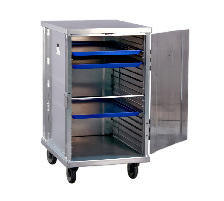 Product image #1 for New Age Half-Height Mobile Enclosed Aluminum Pan Rack for 20 Full-Size 18 x 26 Inch Pans