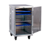 Thumbnail image #1 for New Age Half-Height Mobile Enclosed Aluminum Pan Rack for 20 Full-Size 18 x 26 Inch Pans
