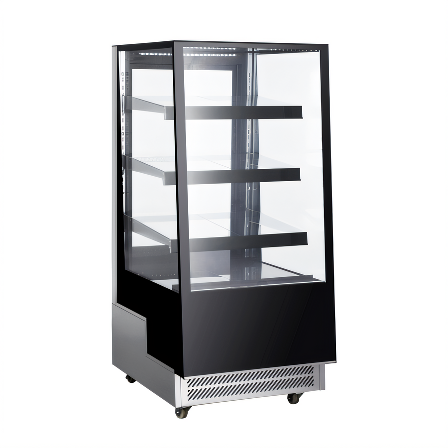 Product image #1 for Black Diamond Floor Standing Glass Door Display Refrigerator, 12 Cu. Ft., 25-1/2-Inch Wide