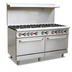 Thumbnail image #1 for 60-Inch Commercial Natural Gas Range with 10 Open Burners and 2 Standard Ovens