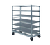 Thumbnail image #1 for Heavy-Duty Aluminum Queen Mary Utility Cart, 6 Shelves, 27 x 73 Inches, 1200 lb Capacity