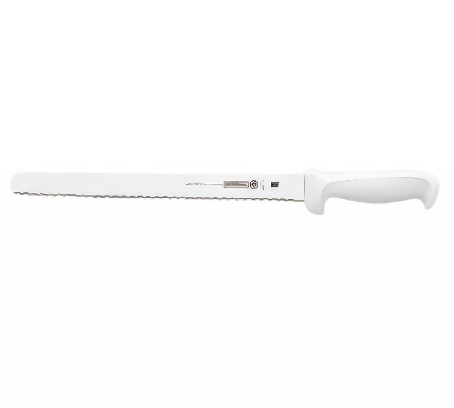 Product image #1 for Mundial 12-Inch Serrated Slicer Knife with White Polypropylene Handle