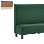 Thumbnail image #1 for ATSMFG ATS AT&S-ASWB-K48-P GR8 Kevin Wall Booth, 48" high, Plain back, removable sinuous spring seat with connecting links, upholstered, heavy duty