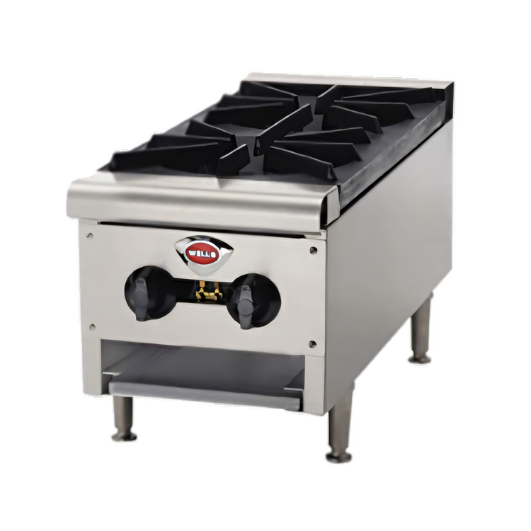 Product image #1 for Wells 12-Inch Countertop Natural Gas Hot Plate with 2 Burners