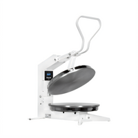 Flex X2 Countertop Manual Heated Dough Press, Programmable Digital Timer, Up to 18 Inch Diameter