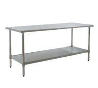 Eagle Group Budget Series 60-Inch x 30-Inch Stainless Steel Work Table with Adjustable Undershelf
