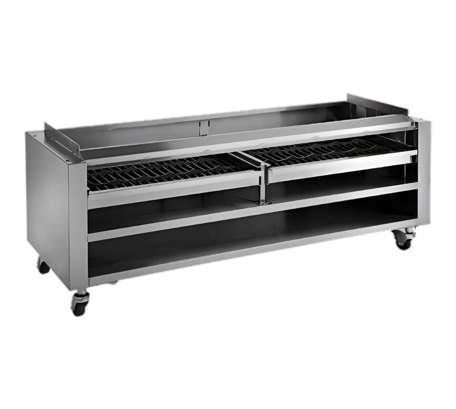 Product image #1 for Vulcan SMOKER-VCCB72 Stainless Steel Wood Assist Smoker Base for 72-Inch VCCB Gas Charbroiler