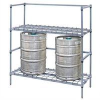 Quantum Two-Tier Modular Tank & Beverage Container Dunnage Rack