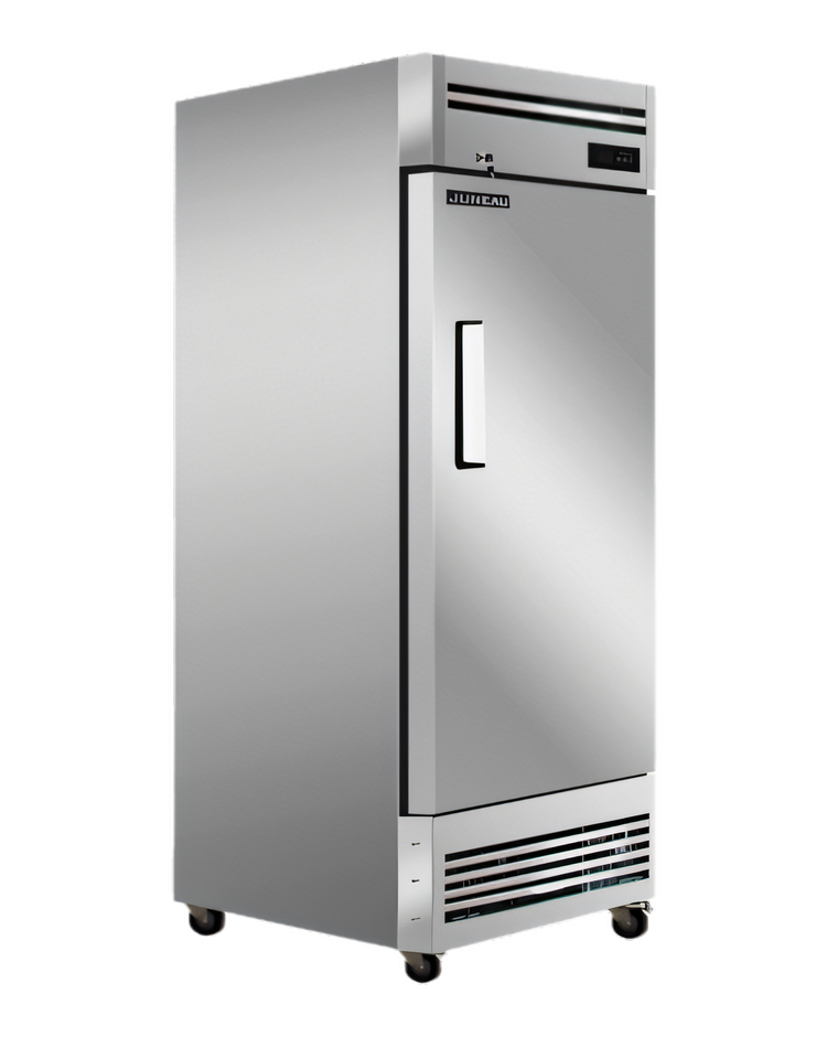 Product image #1 for Juneau 27-Inch One-Section Reach-In Freezer, 17.8 Cu. Ft., Solid Hinged Door, Bottom-Mount Self-Contained
