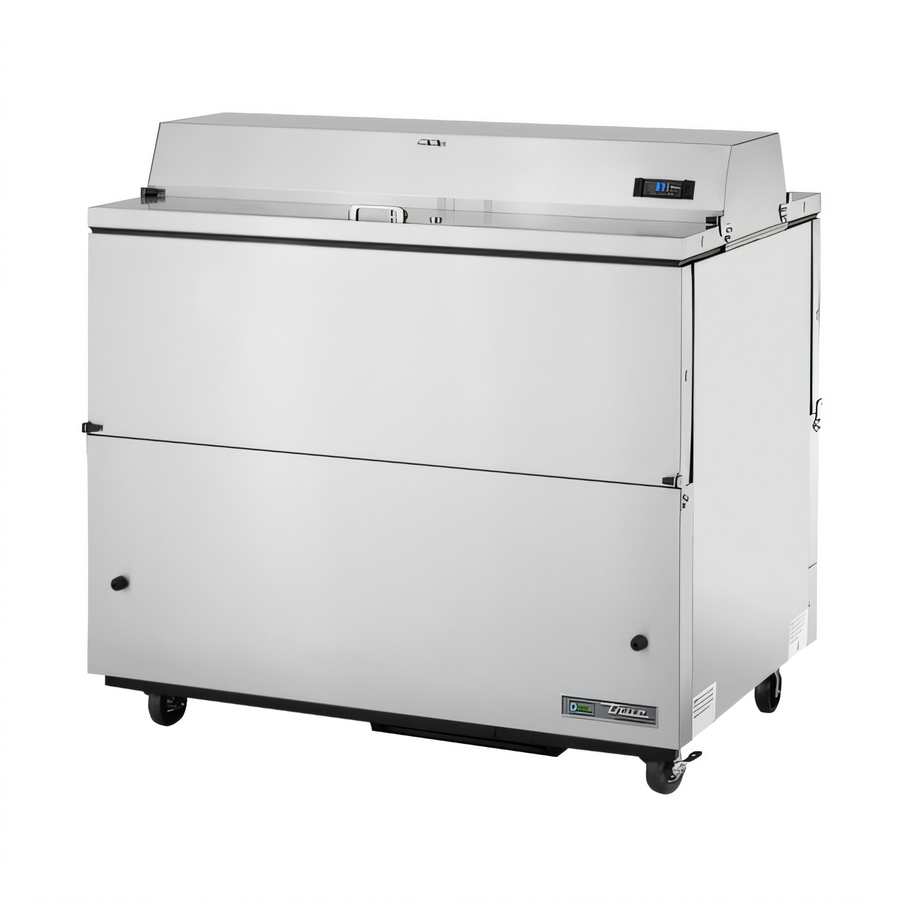 Product image #1 for True Mobile Milk Cooler Cart, 12-Crate Capacity, Forced-Air, Dual-Sided Access