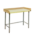 Thumbnail image #1 for Eagle Group 48 Inch x 30 Inch Bakers' Top Wood Work Table with 1-3/4 Inch Hardwood Top and Undershelf