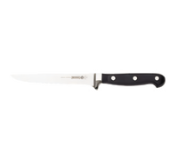 Mundial 6-Inch Flexible Forged Boning Knife with Black Polyacetal Handle