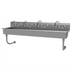 Thumbnail image #1 for Advance Tabco 80-Inch Wall-Mounted Multiwash Hand Wash Sink with 4 Faucets, 304 Stainless Steel