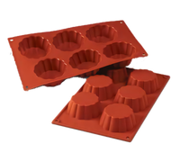 Silikomart 6-Cavity Briochette Silicone Mold