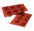 Thumbnail image #1 for Silikomart 6-Cavity Briochette Silicone Mold