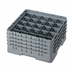 Thumbnail image #2 for Cambro Camrack® Full Size 25-Compartment Glass Rack with 4 Soft Gray Extenders