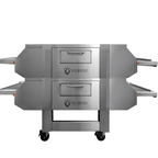 Thumbnail image #1 for Hot Rocks CLASSIC 7033 DOUBLE Double-Deck Stone Conveyor Pizza Oven, Natural Gas, Countertop, 70 x 33 Inch Baking Surface