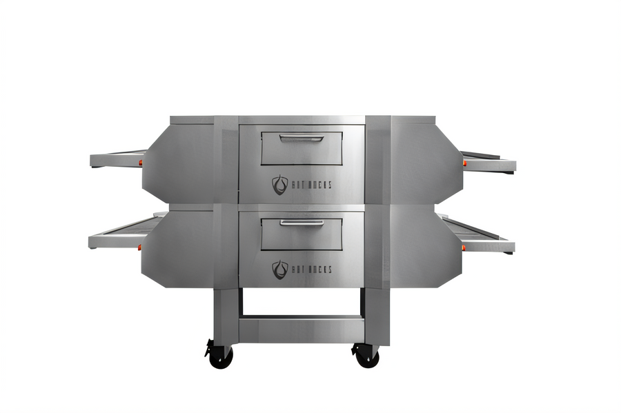 Product image #1 for Hot Rocks Classic 7033 Double-Deck Stone Conveyor Pizza Oven, Natural Gas, 70 x 33 Inch Baking Surface