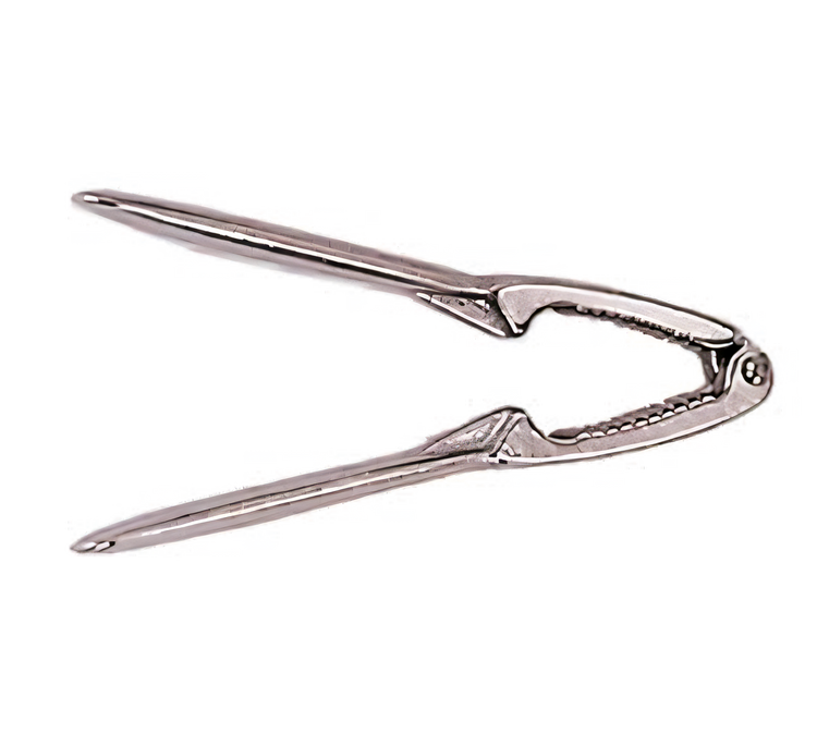Product image #1 for Chrome Plated Cast Steel Single Jaw Lobster/Nut Cracker, 5-7/8 Inch