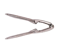 Chrome Plated Cast Steel Single Jaw Lobster/Nut Cracker, 5-7/8 Inch