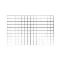 Metro SmartWall 48 x 30 Inch Wall-Mounted Wire Grid, Metroseal Gray with Microban