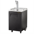 Thumbnail image #1 for True Freestanding Draft Beer Cooler with 1/2-Barrel Keg Capacity, Single Faucet, Flat Top, Black Vinyl Exterior