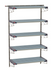 Thumbnail image #1 for Metro SmartWall Life Tall 5-Shelf Wall-Mounted Starter Shelving Kit, 56 Inch Wide