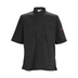 Thumbnail image #1 for Signature Chef Broadway Tapered Fit Ventilated Short-Sleeve Chef Shirt, Black, 3XL