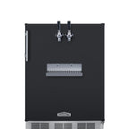 Thumbnail image #1 for Summit Commercial Summit Appliance SBC58BFRTPADA Front-Tap Built-In Beer Kegerator, 2-Tap, ADA-Height, 5.3 Cu. Ft.