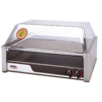 Thumbnail image #1 for APW Wyott (Middleby) X*PERT HR-45 Countertop Flat Surface Hot Dog Roller Grill, Chrome Rollers, Infinite Controls, Stainless Steel Exterior