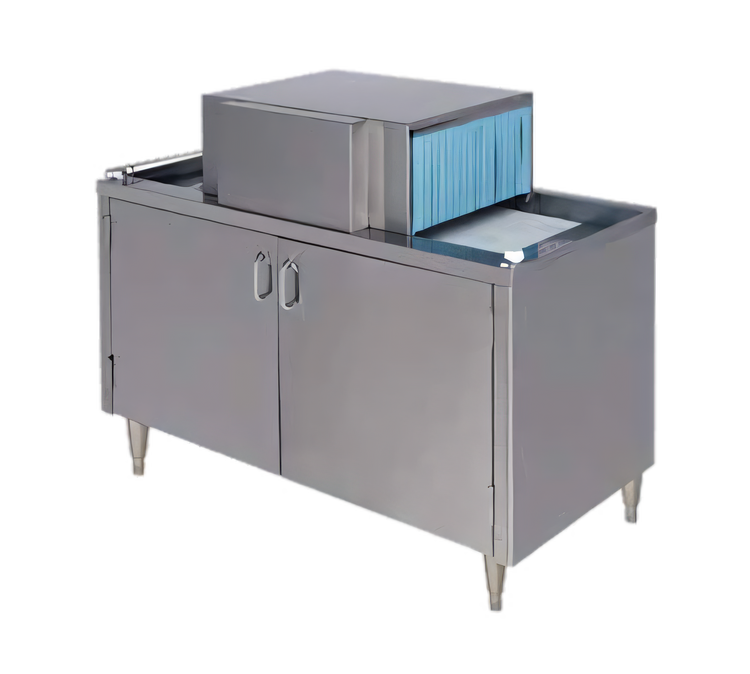 Product image #1 for Moyer Diebel SW400R 48-Inch Pass-Thru Conveyor Glasswasher, Right-to-Left, Low-Temp Chemical Sanitizing