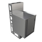 Thumbnail image #1 for BK Resources UBC-DW-21-W18H 18 x 21 Inch Stainless Steel Top Shelf Underbar Cabinet with Raised Edge, Without Backsplash
