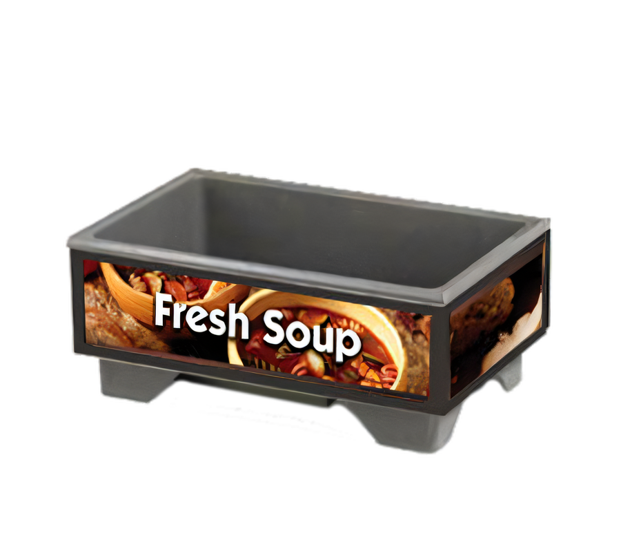 Product image #1 for Vollrath Cayenne Countertop Rethermalizing Soup Merchandiser, Country Kitchen Graphics, Base Unit Only