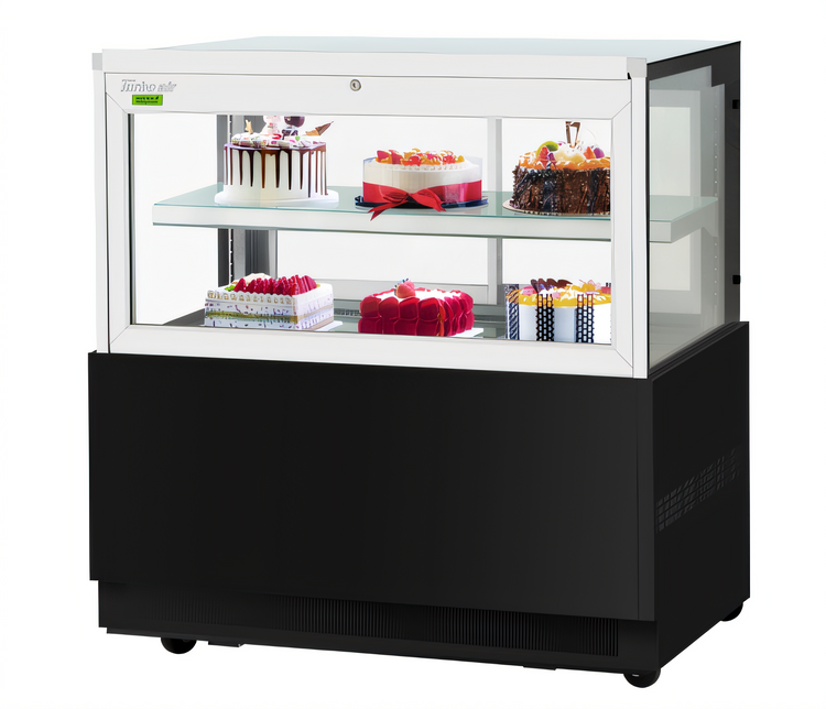 Product image #1 for Turbo Air Refrigerated Bakery Display Case, 47-1/4 Inch Wide, 12.4 Cu. Ft., Self-Contained, Straight Glass Front