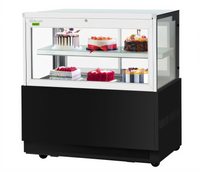 Turbo Air Refrigerated Bakery Display Case, 47-1/4 Inch Wide, 12.4 Cu. Ft., Self-Contained, Straight Glass Front