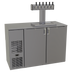 Thumbnail image #1 for Glastender C1FB52-DD One Zone Front-Serviced Bar Profile Draft Dispensing Cooler, 52-Inch, Two-Section, 16-Inch Door Opening