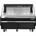Thumbnail image #1 for Everest Refrigeration Horizontal Open-Air Merchandiser Cooler, 73-1/4-Inch W x 34-1/4-Inch D x 41-Inch H, 11.4 Cu. Ft., Black, Self-Contained Bottom Mount