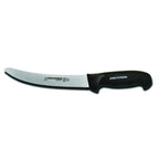 Thumbnail image #1 for Dexter Russell SofGrip 24053B 8-Inch Stamped Breaking Knife with High-Carbon Stainless Steel Blade and Black Soft Rubber Grip Case of 12
