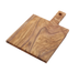 Thumbnail image #1 for American Metalcraft 14 x 9 Inch Olive Wood Rectangular Serving Board with Handle