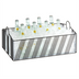 Thumbnail image #1 for Portland Complete Rectangular Cart Ice Housing with Polycarbonate Pan and Wire, Black