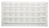 Thumbnail image #1 for Quantum Wall-Mounted Louvered Panel Starter Unit with 32 Clear Bins, 36 x 8 x 19 Inches
