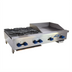 Thumbnail image #1 for Comstock-Castle Countertop Gas Hotplate/Griddle Combination with 4 Star Burners and 24-Inch Griddle
