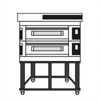 Moretti Forni S140E Series 2-Deck Electric Pizza Oven with Stand