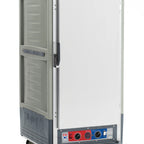 Thumbnail image #1 for Metro C5 Insulation Armour C537-CLFS-L-GY Heated Holding & Proofing Cabinet, 3/4 Height, Mobile, 27-Pan, 120V