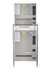 Thumbnail image #1 for SteamChef 3 & 6 Double-Stacked Boilerless Gas Convection Steamer with Stand